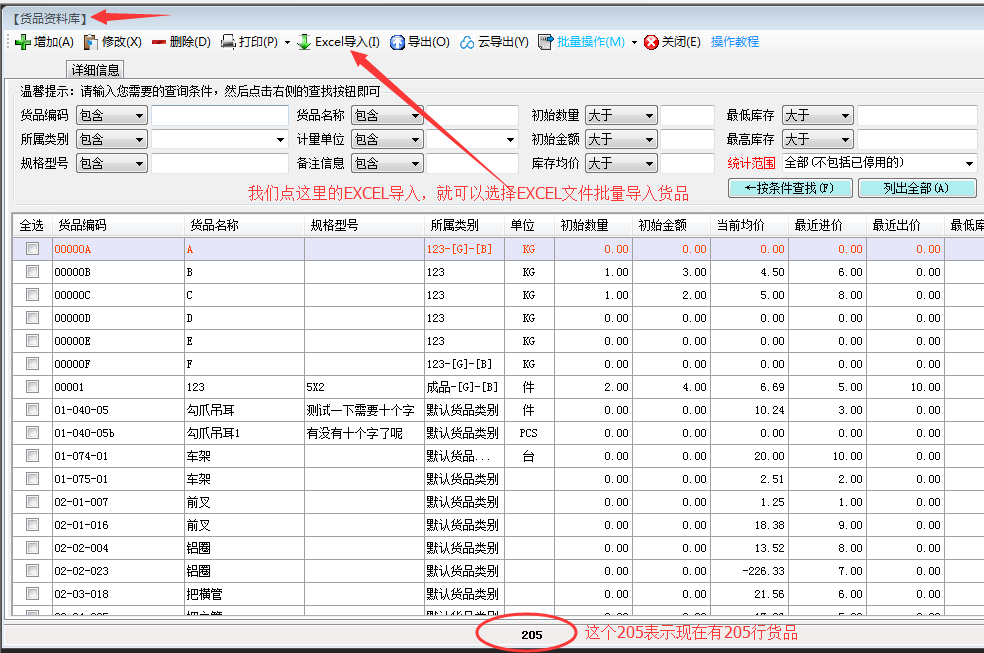 基础数据,货品管理