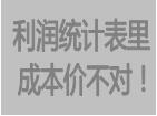 销售利润统计表利润表