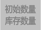 初始数量库存数量