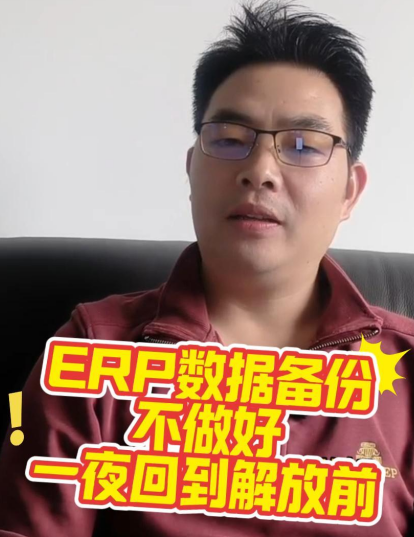 ERP 数据备份不做好，一夜回到解放前